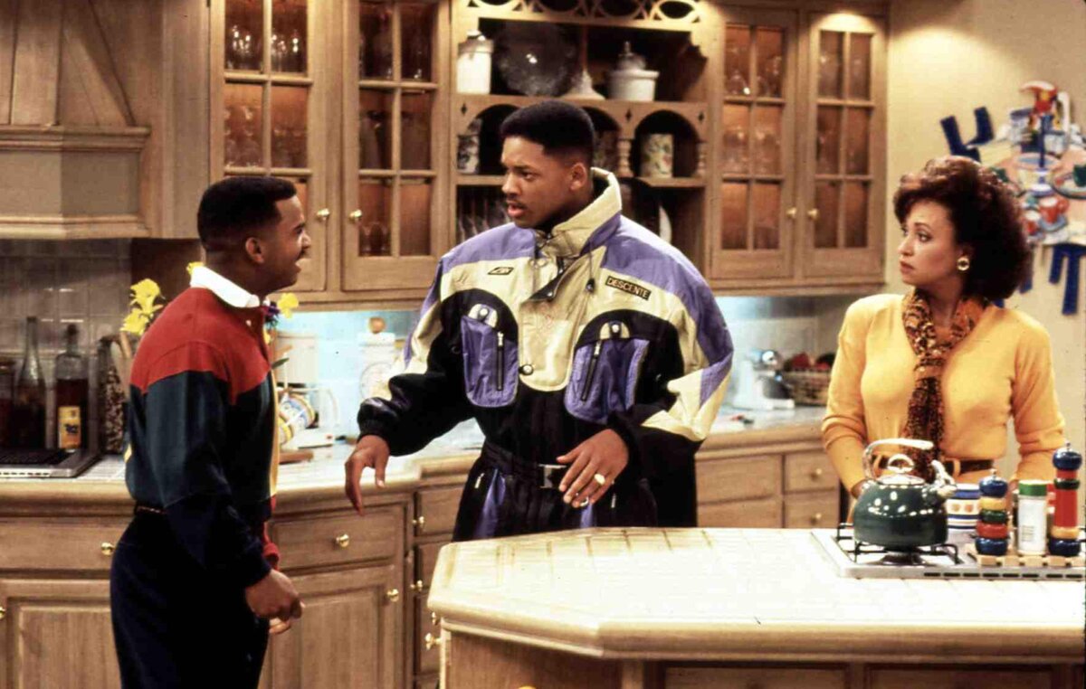 Кадр из сериала "The Fresh Prince of Bel-Air", 1990-1996 г.