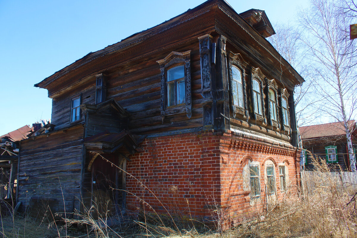 Старинные Нижегородские деревни, где много «уставших» домов. Надеждино  вблизи реки Чугунки | Под зонтиком | Дзен