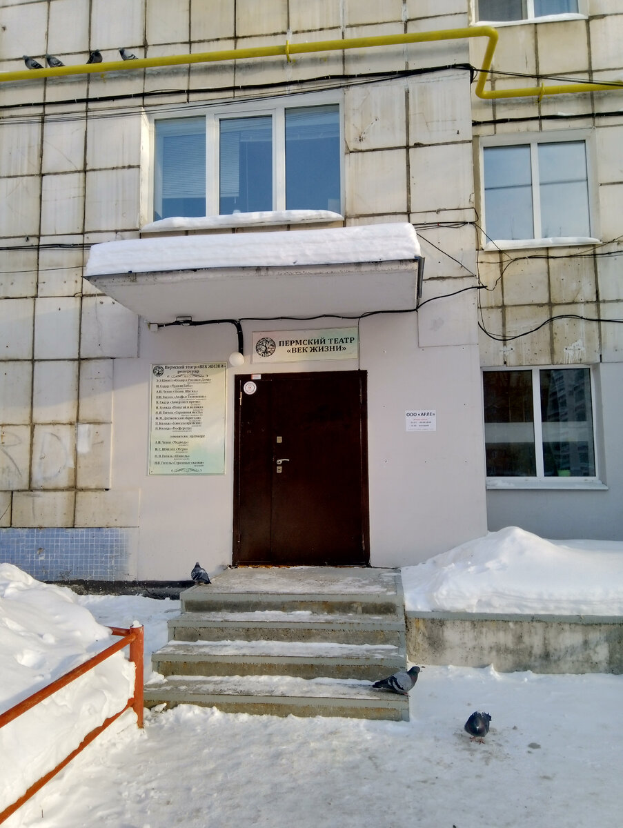 Вход в Театр "Век жизни"