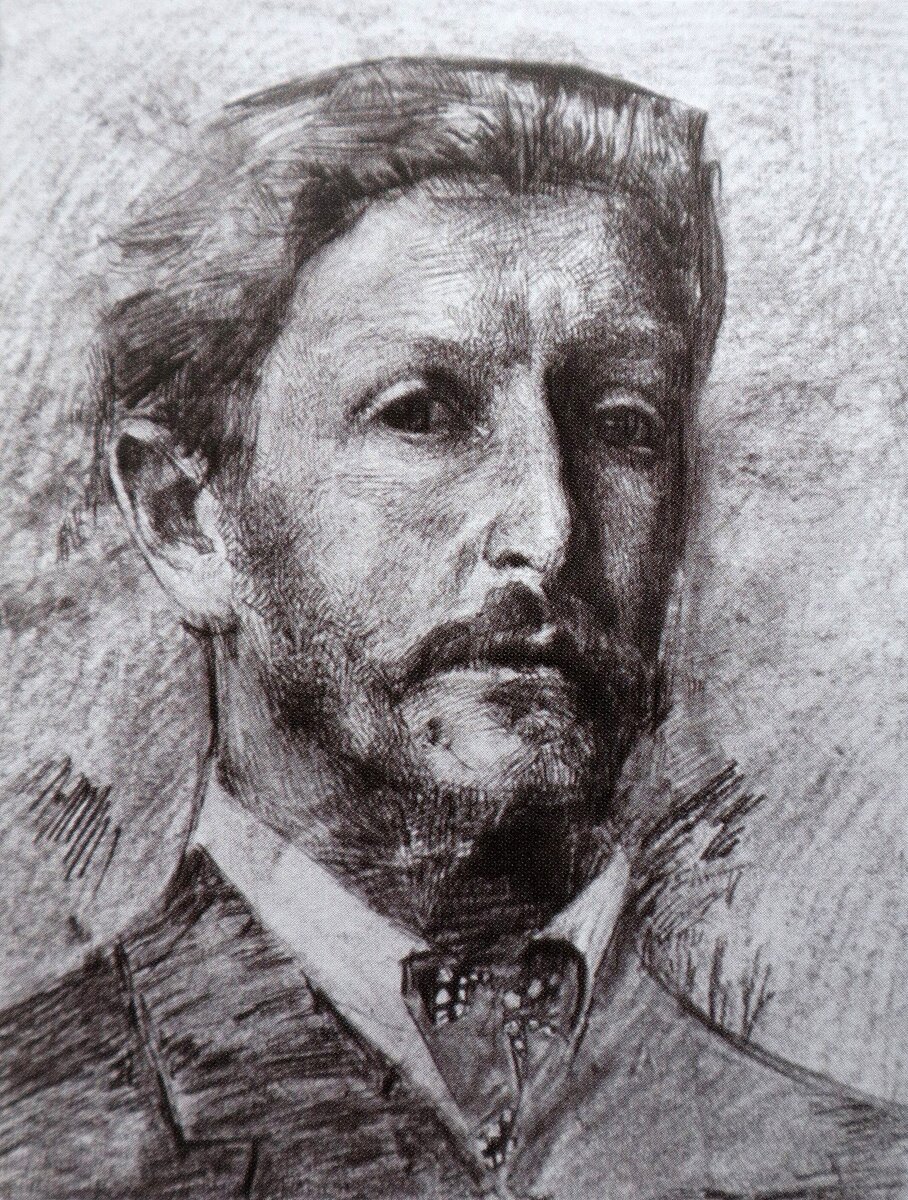 М. А. Врубель. Автопортрет. 1904 год.