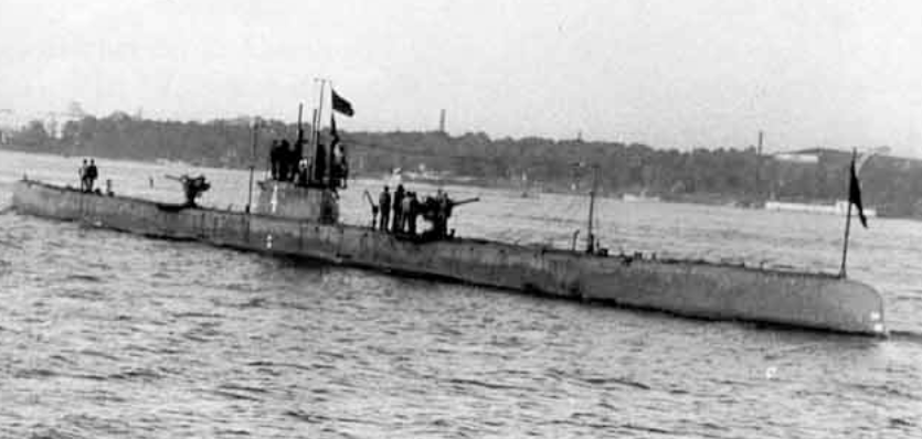 Подводная лодка № 4, "Красноармеец" после капитального ремонта 1924 г.