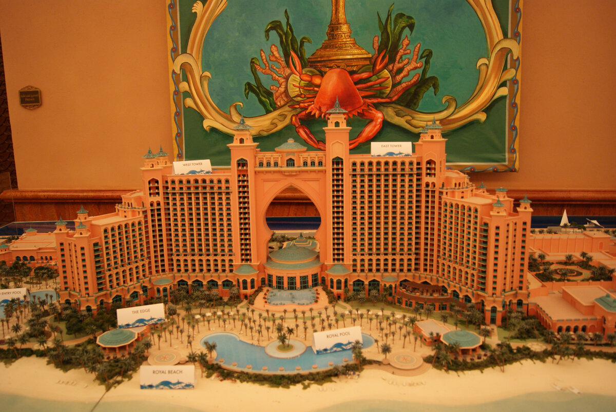 Карта atlantis the palm