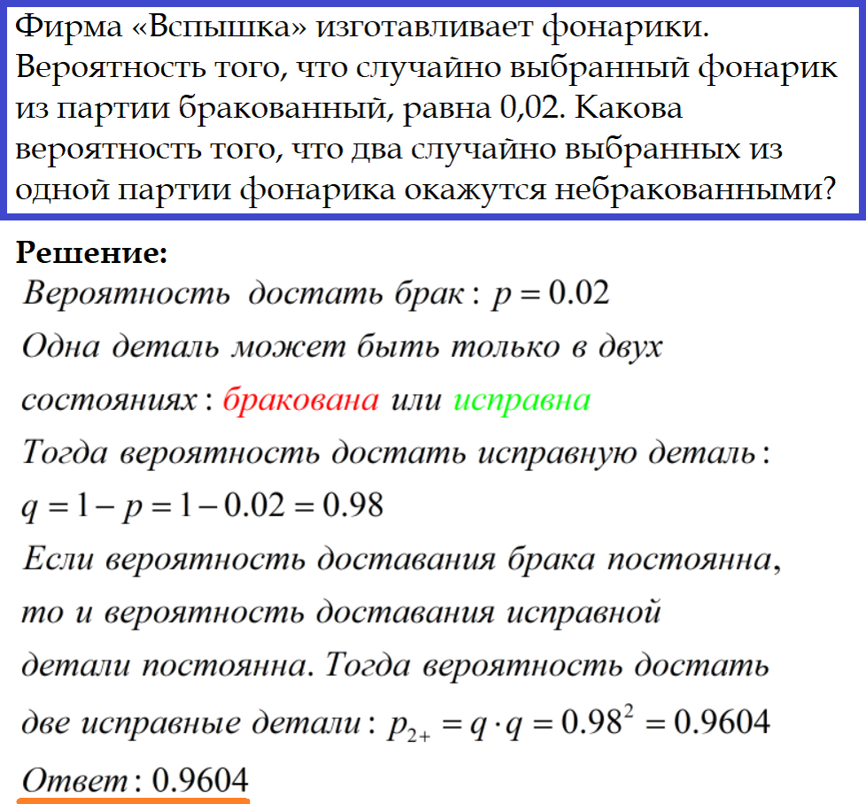 Подвох в «простой» задаче по теории вероятностей из ОГЭ и ЕГЭ | Репетитор  IT mentor | Дзен