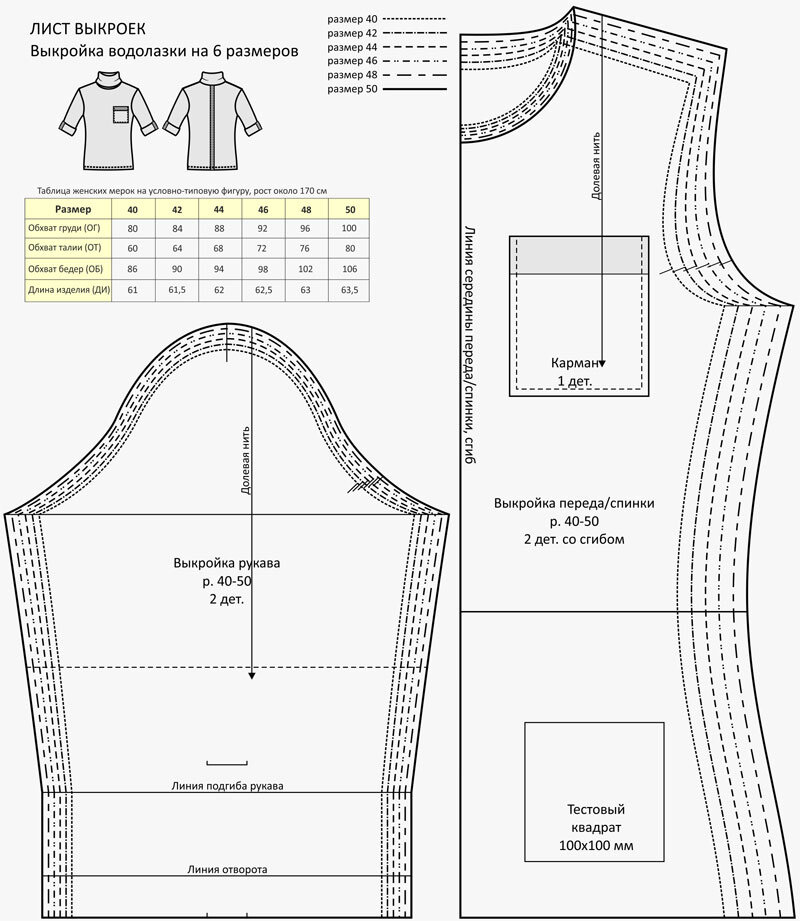 Выкройка водолазки женской. Выкройка водолазки женской из трикотажа 42 размера. Готовая выкройка женской водолазки 50 размер. Выкройка водолазки женской из трикотажа 52 размера. Выкройка водолазки женской 42 размер.