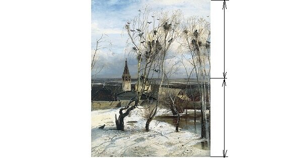       Саврасов. Грачи прилетели. 1871.