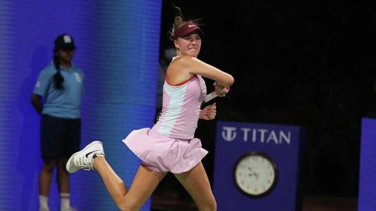    Чешская теннисистка Линда Фрухвиртова© пресс-служба Chennai Open WTA
