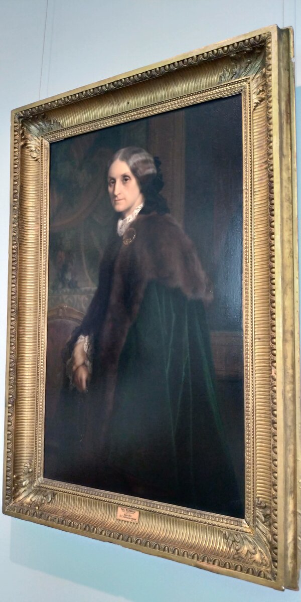 Портрет Ольги Станиславовны Нарышкиной, 1853 год, Главный штаб, Санкт-Петербург, 2021г., фото из личного архива автора заметки