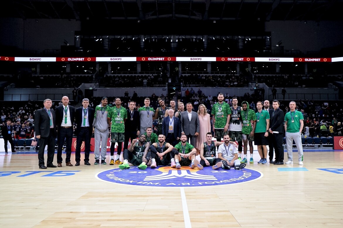 Турнир в Москве показал, как УНИКС решает перед собой задачи, когда на кону стоит трофей. Бронза Суперкубка, как и годом ранееФото: unics.ru