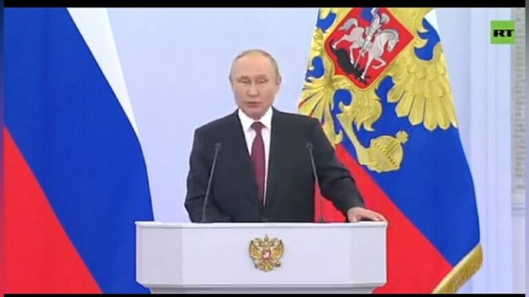    Президент сообщил, что Россия будет защищать свою землю всеми силами и средствами Елена Шкатова