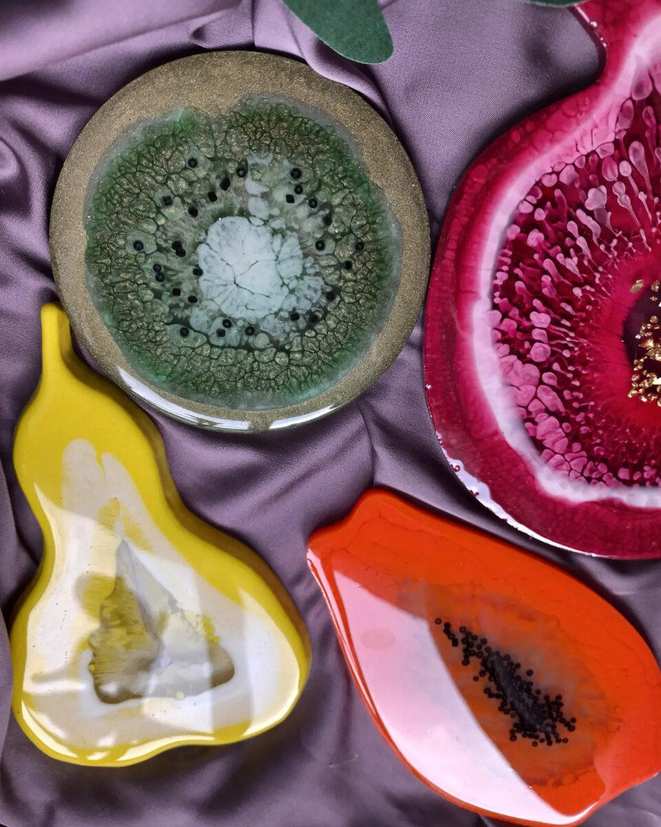 Подстаканники из эпоксидной смолы 