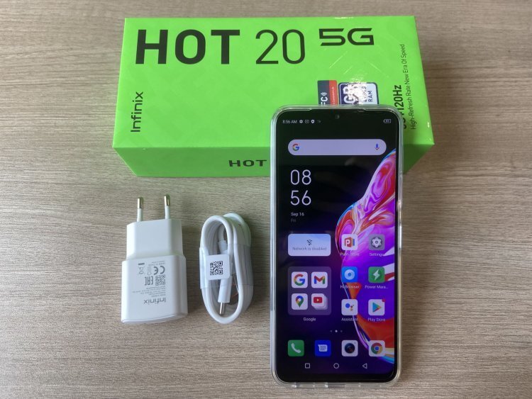    Infinix HOT 20 5G — отличный недорогой смартфон с хорошим экраном.