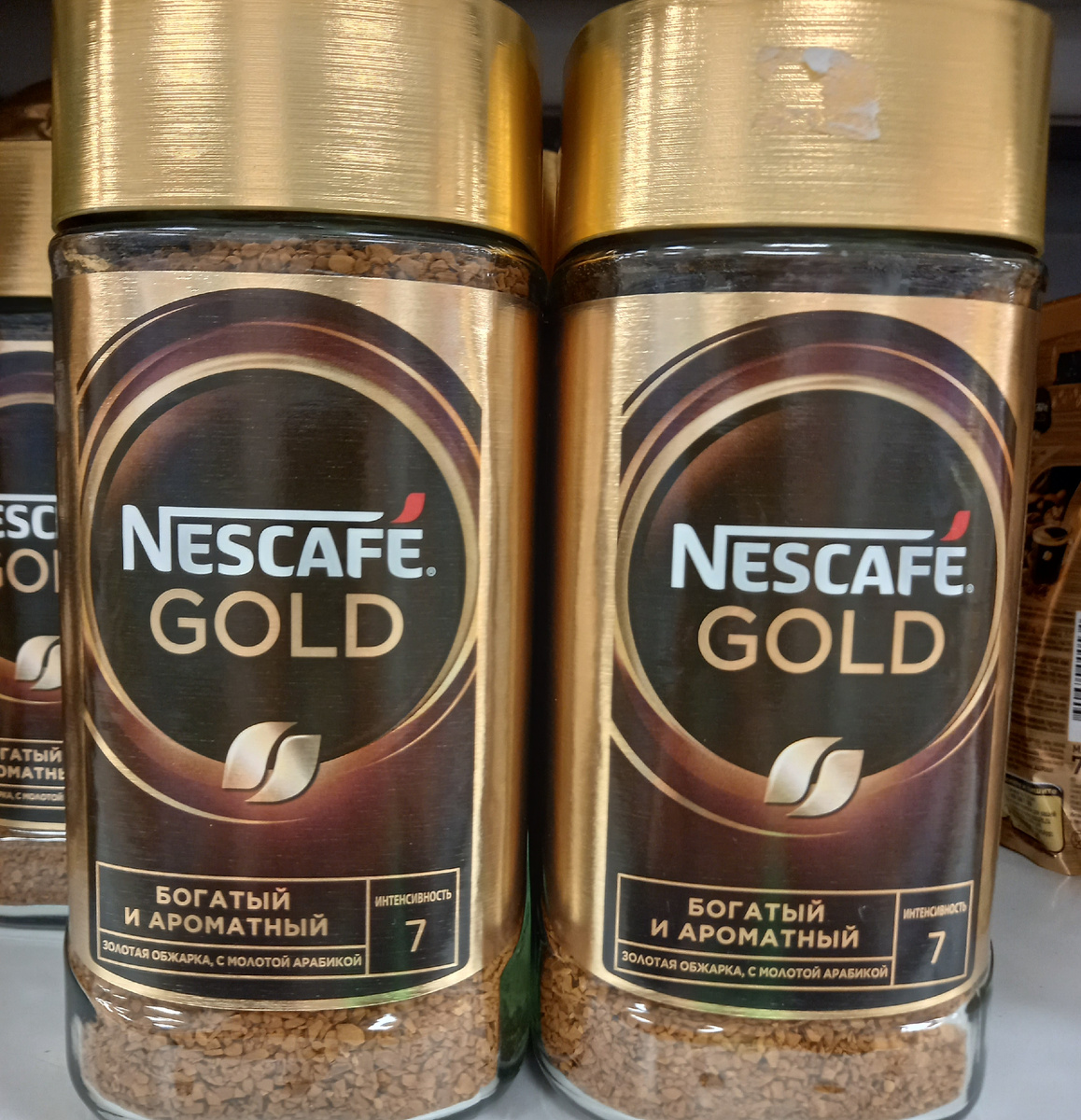 Кофе "Nescafe Gold" (фото автора)