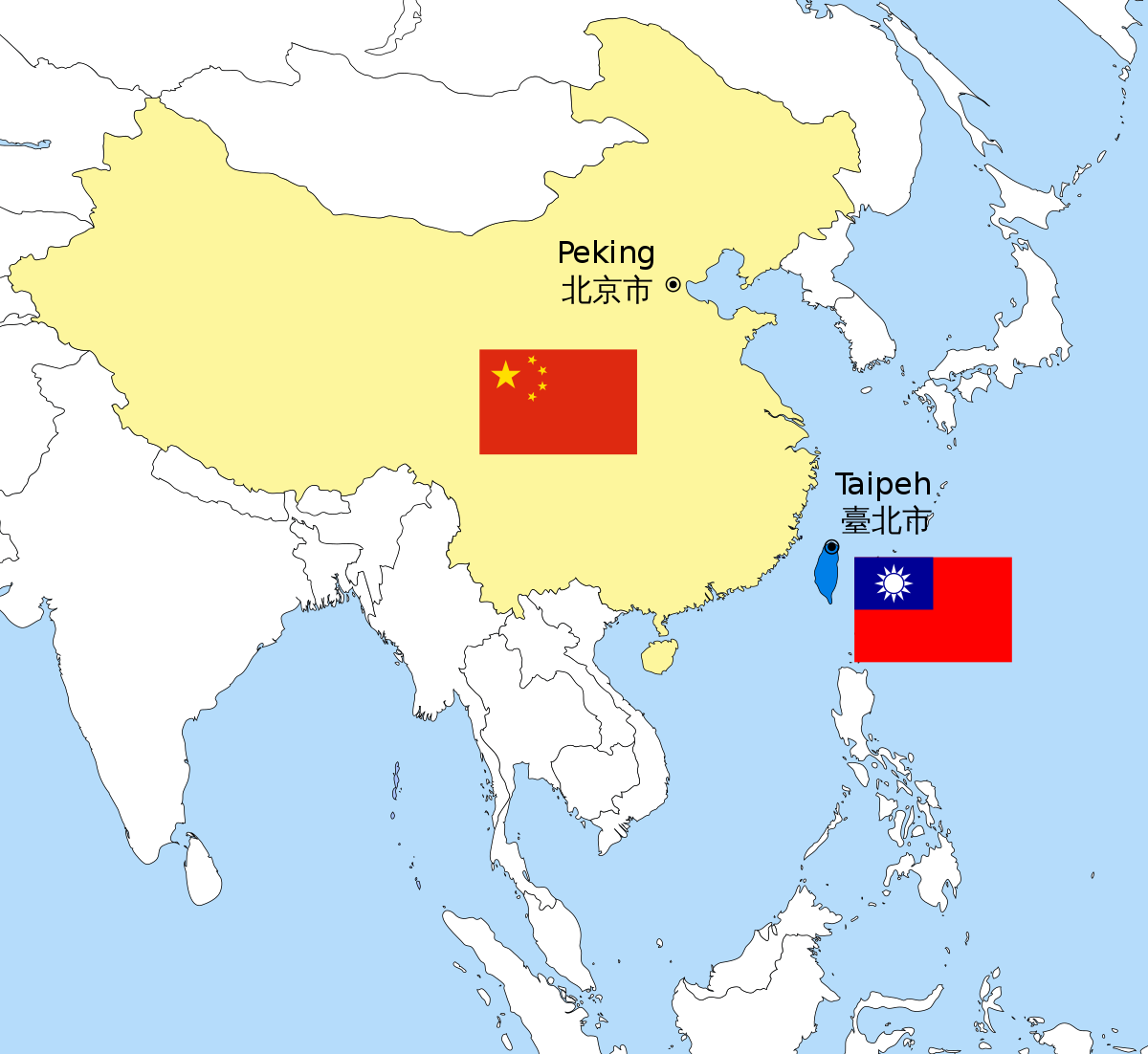 Chinese taiwan. Китай и Тайвань на карте. Карта Тайвань и Китай на карте. Карта КНДР И Тайваня. Карта Китая и Тайваня с границами.