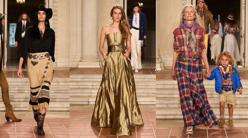 Обожаю образы Ralph Lauren. Много лет наблюдаю и всегда хочу быть именно такой: тут сила и женственность друг другу не противоречат. Женщина в этом доме моды - и мать, и хозяйка, очень зрелая, очень разумная. 