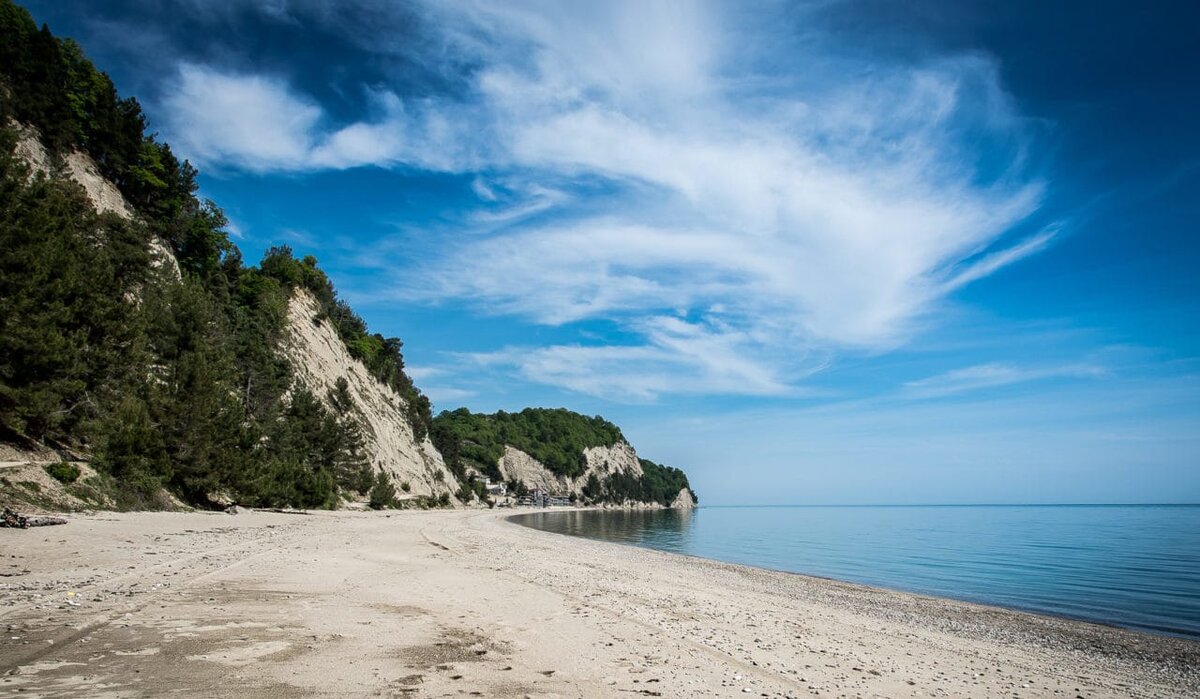 абхазия море фото пляжа