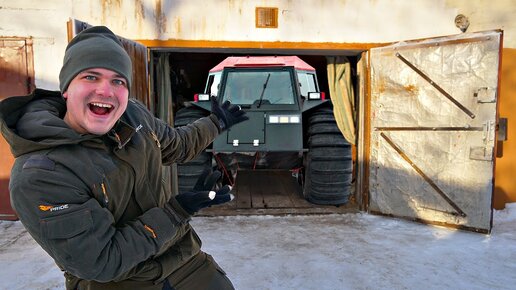 Купили гараж на аукционе за 100 тысяч рублей, а там огромный вездеход!