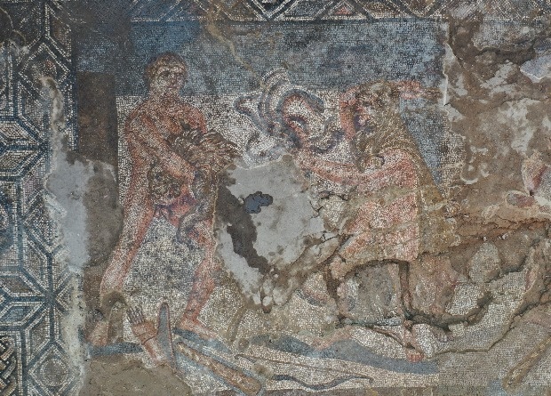 Фрагмент мозаики из древнего города Сиедра. Источник изображения: Kazılar ve Araştırmalar Dairesi Başkanlığı / Twitter