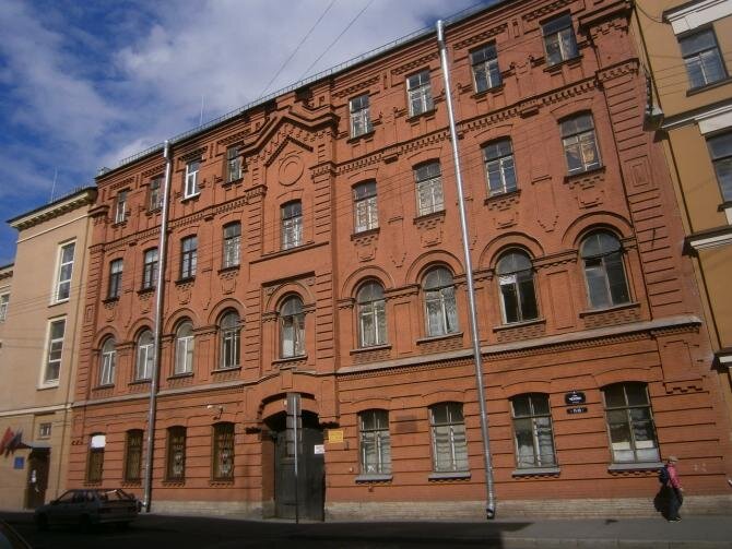 Здание Типографии А. С. Суворина на улице Чехова (Эртелев переулок) дом 13, наши дни