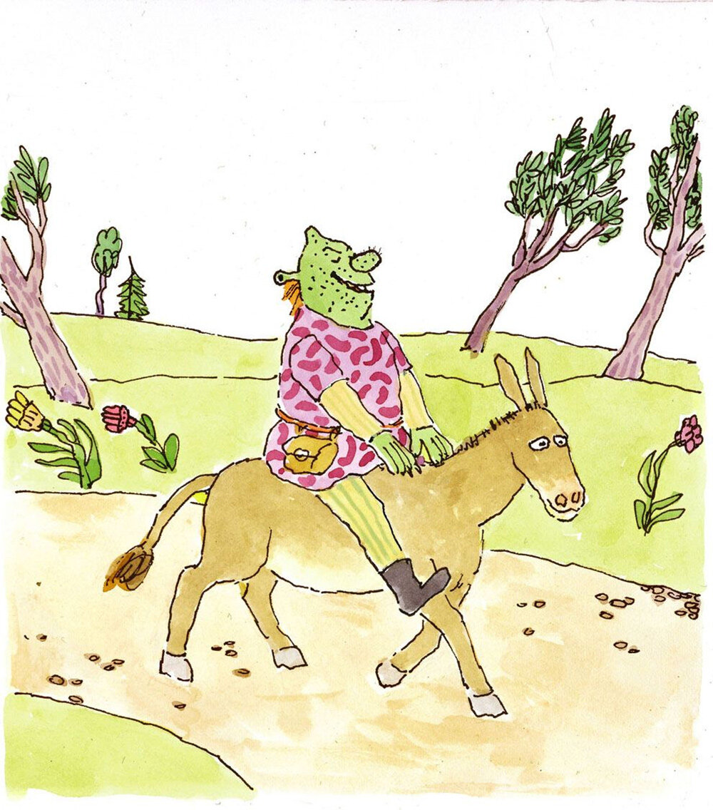    Иллюстрация из книги Shrek