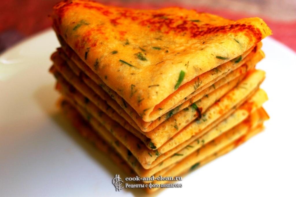 Картофельные блины с зеленью