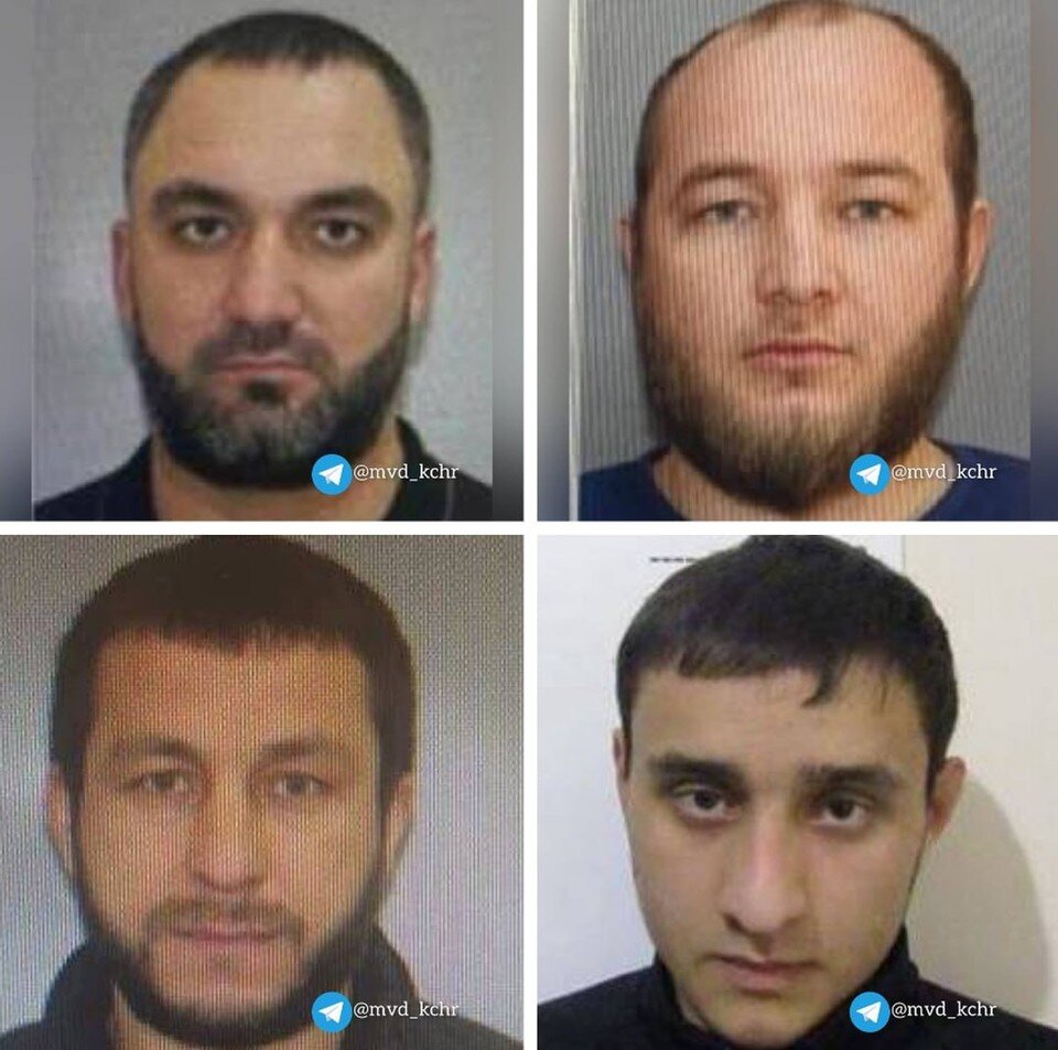     Айбазов, Богатырев, Каракотов и Чагаров. Фото: пресс-служба МВД по КЧР