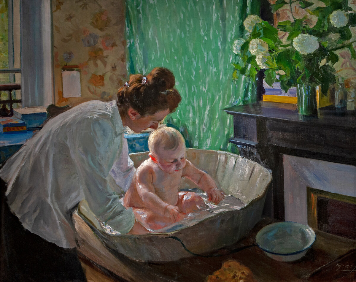    Первые уроки живописи мальчик получил от матери. В возрасте девяти лет Кустодиев подумывал стать художником. В кадре: «Утро» (1904) / Gettyimages.ru / Molteni&Motta/Universal Images Group