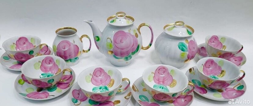 Советский фарфоровый сервиз, Дулево