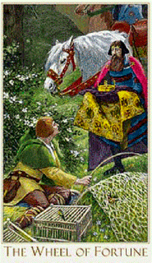 Эта карта символизирует изменения и судьбу. Она говорит о том, что перед вами открываются новые возможности и переменные обстоятельства. В этот день важно открыться для перемен и принять вызовы судьбы.