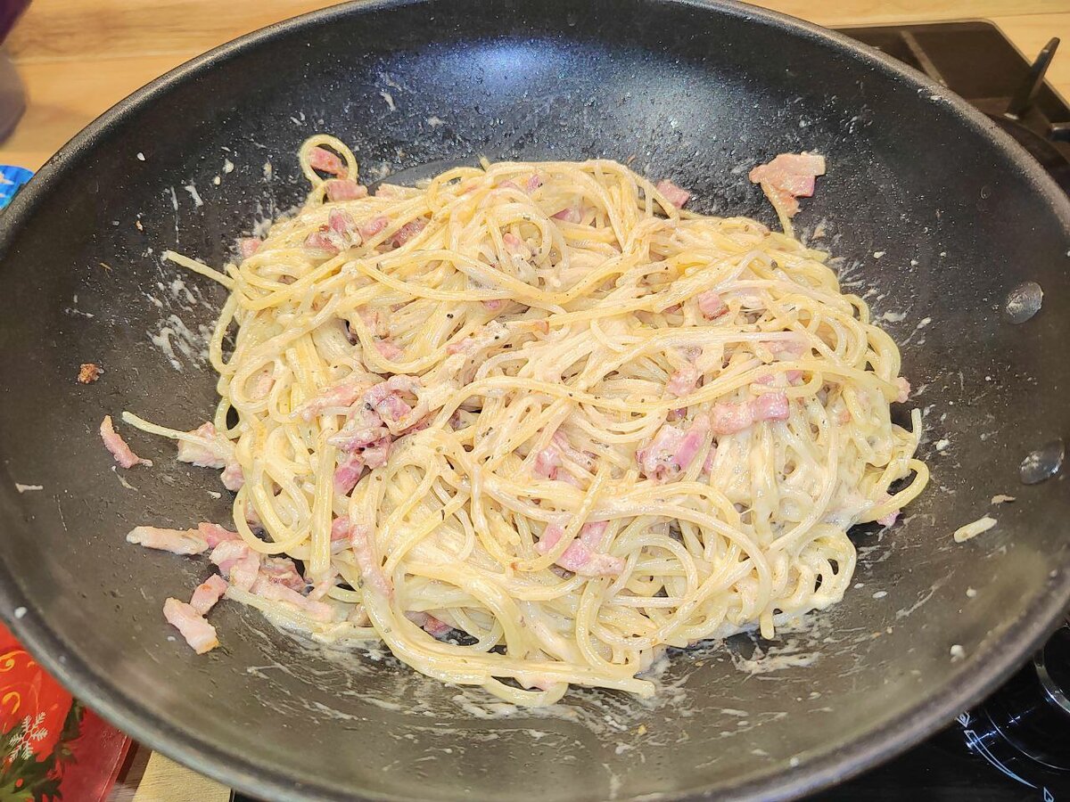 Como hacer pasta carbonara con nata