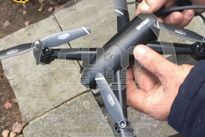    Квадрокоптер упал в поселке Первомайское ©телеграм-канал SHOT