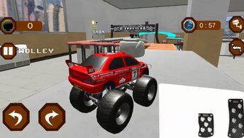 RC БИГФУТ МАШИНКА СКИЛЛ ТЕСТ ПОПРОБУЙ ПРОЙДИ ИГРА НА ТЕЛЕФОНЫ АНДРОИД RC TOY MONSTER TRUCK STUNTS