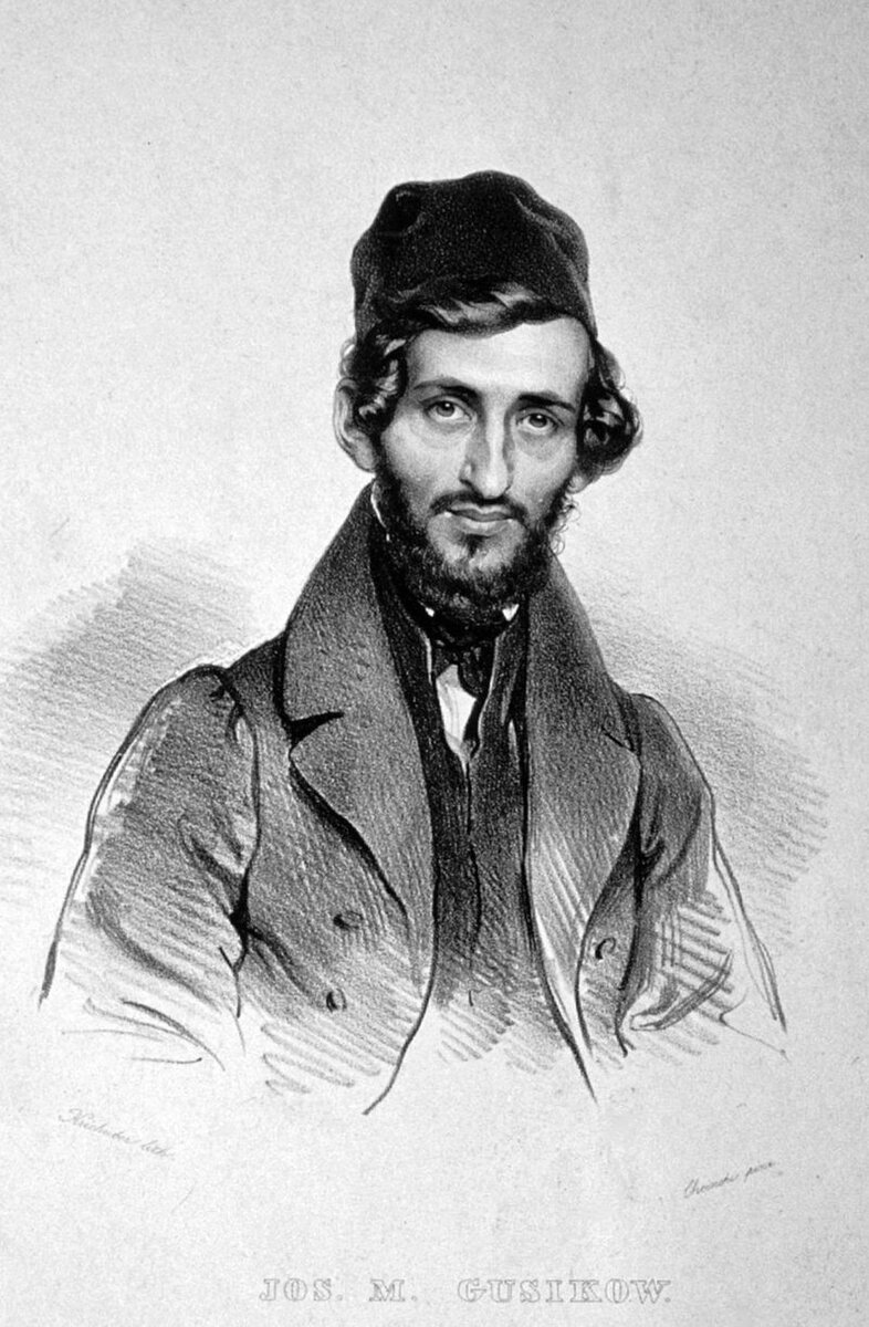    Михаэль Иосиф Гузиков. Гравюра Йозефа Крихубера.