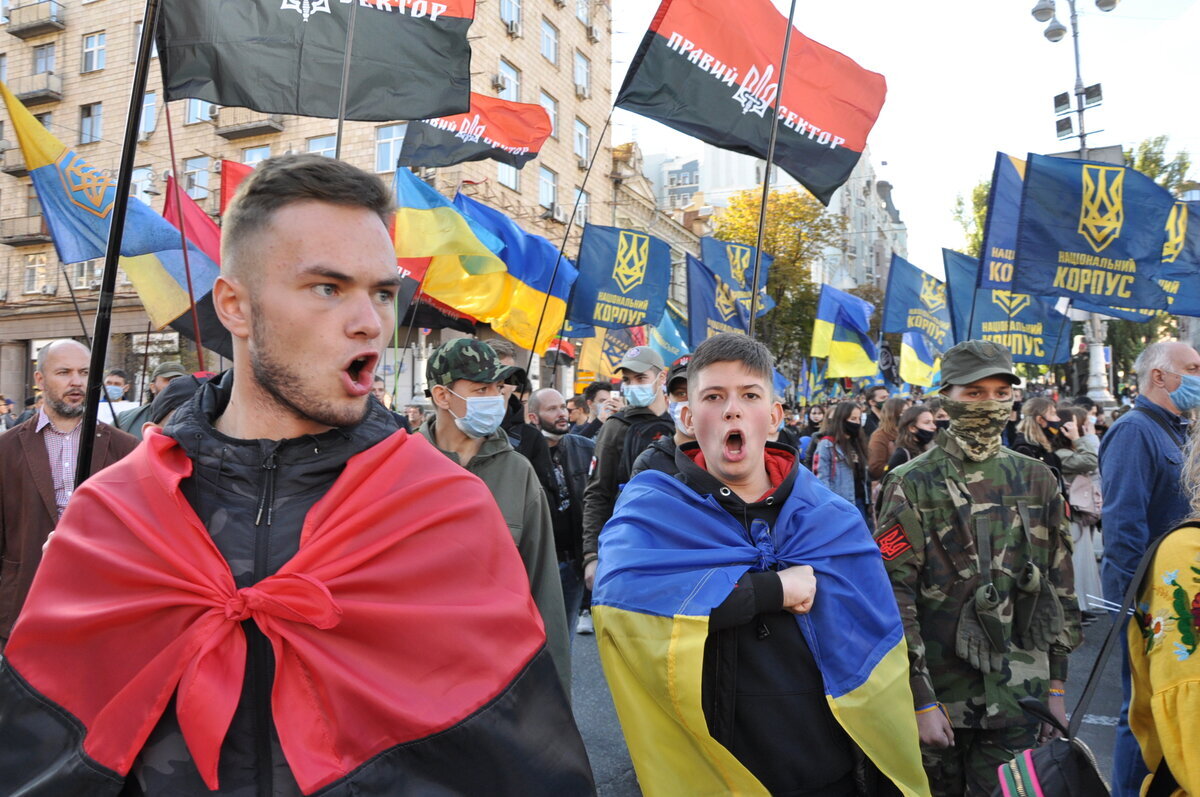 Фото бандеровцев на украине