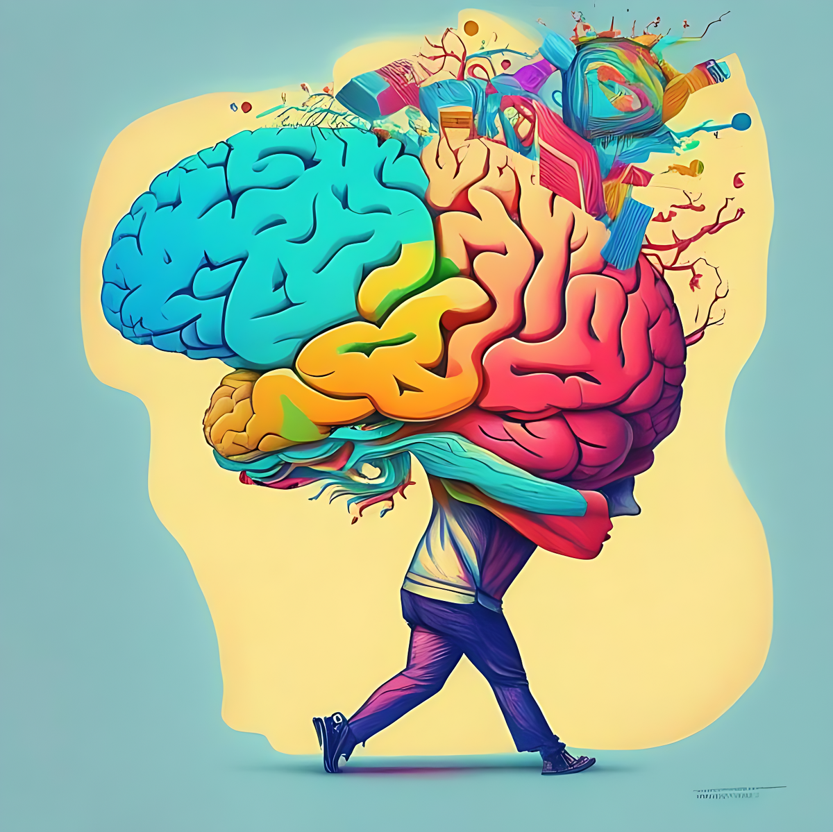 Очередной вынос мозга, создано нейросетью Kandinsky 2.1