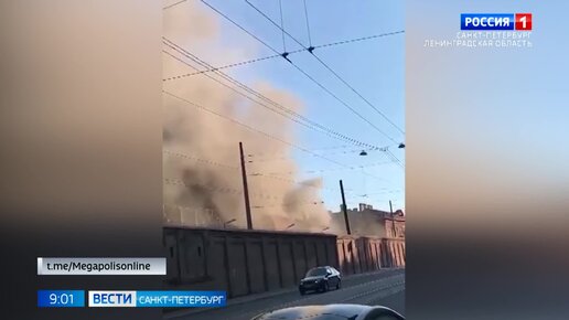 Пожар в санкт петербурге