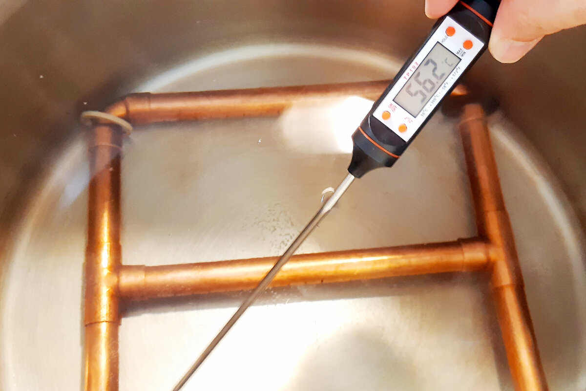 Нагрев воды для первой температурной паузы