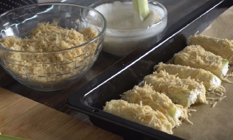 Замечательная закуска из кабачков без масла