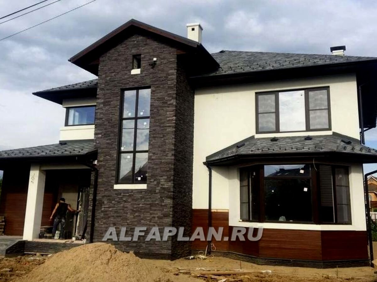 Строительство дома по проекту "Оазис" 311а 