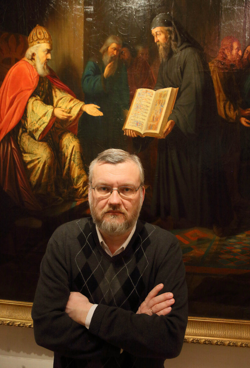 Старший научный сотрудник Государственного музея истории религии Александр Буров: «Главная проблема РПЦ — произвол епископов».
Фото: Замир Усманов.