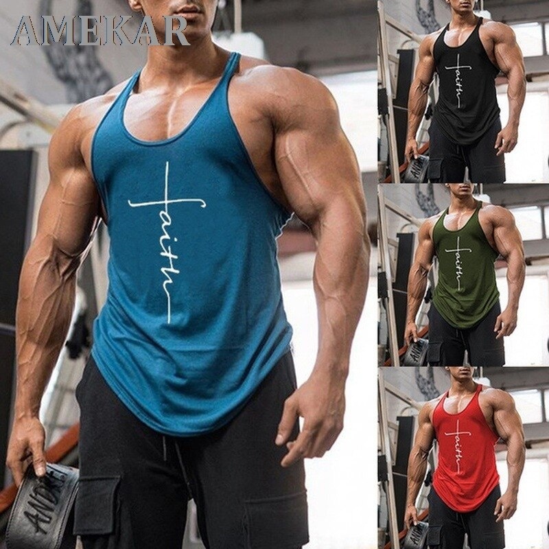 Майка мужская спортивная без рукавов