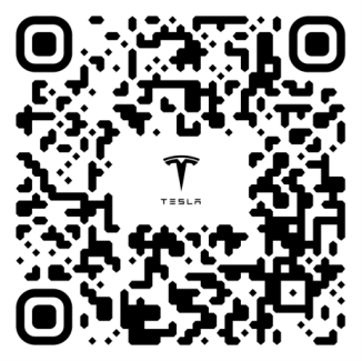 Сканируйте QR код, чтобы перенестись в Tesla Model 3 