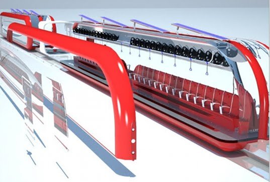 Футуристический рельсовый транспорт bombardier eco4, источник фото: elektroonline