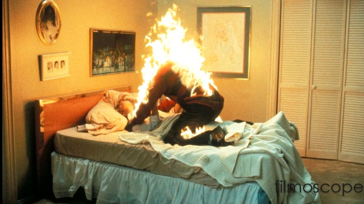 Кадр из фильма "Кошмар на улице Вязов", 1984 год