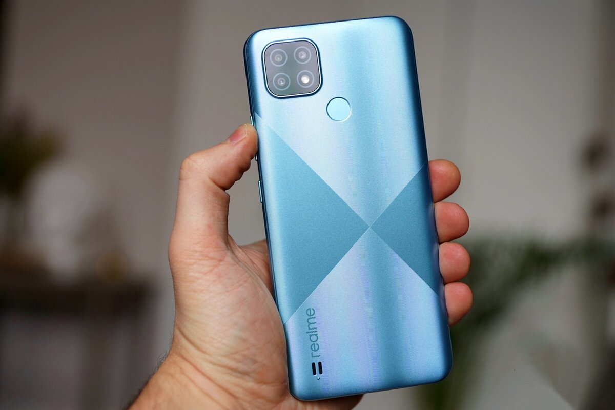 Realme c21 4+64gb синий