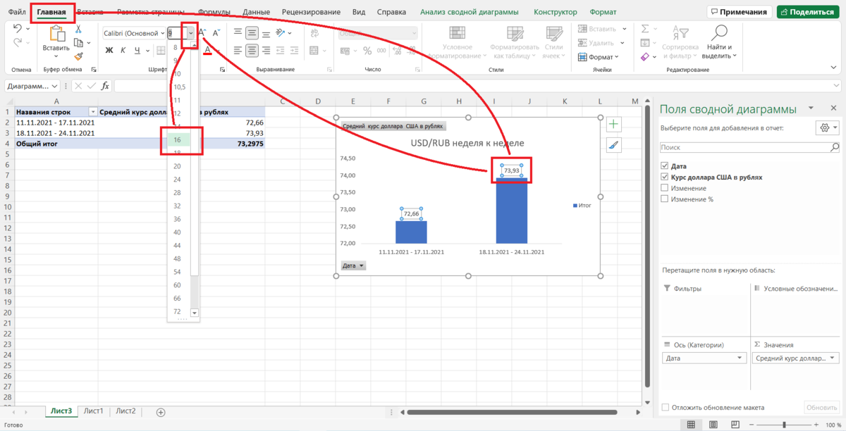 Диаграмма с разделенной осью в Excel | tDots | Дзен