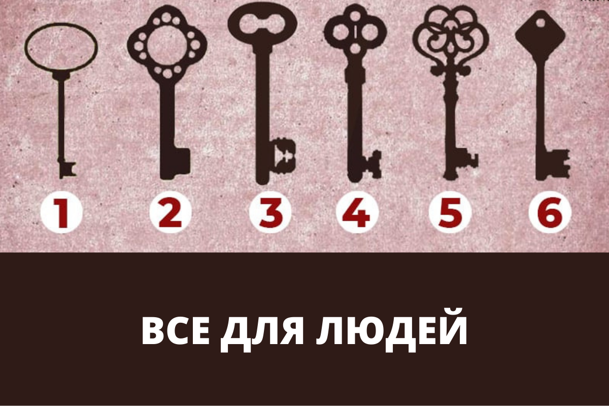 Тест на ключевую личность: выберите ключ, чтобы увидеть, что ваше  подсознание говорит о вас | Все для людей | Дзен