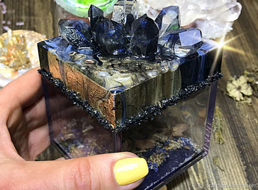 шкатулка из эпоксидной смолы