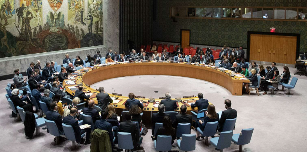 Совет безопасности ООН с участием представителей Донбасса в 2020 году. Фото: news-front.info