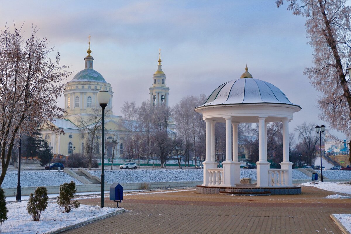 Достопримечательности  России. Орловская область. г.Орёл.Город зимой. Фото из открытых  источников.