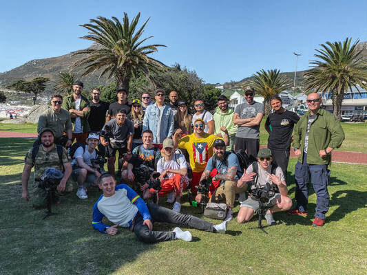 Участники проекта в Кейптауне (Африка)